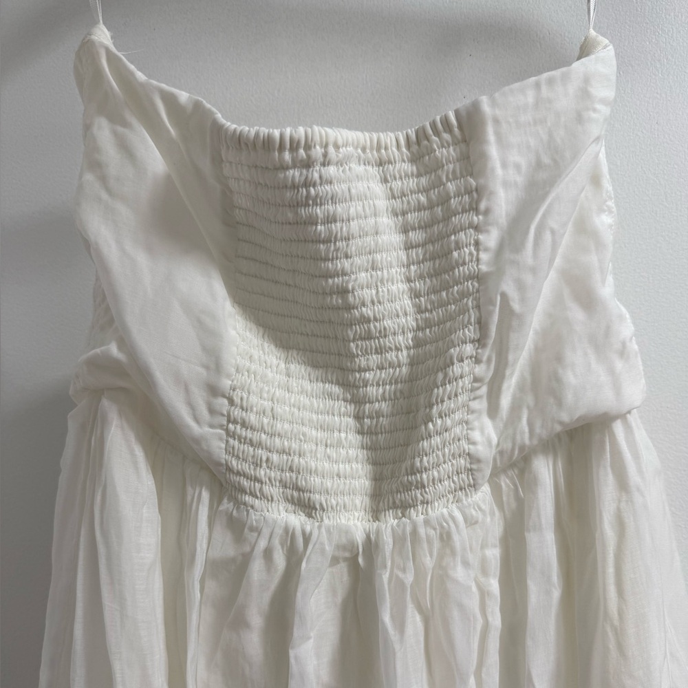 Anthropologie Mare Mare Island Flounced Maxi Dress white - Picture 7 of 7